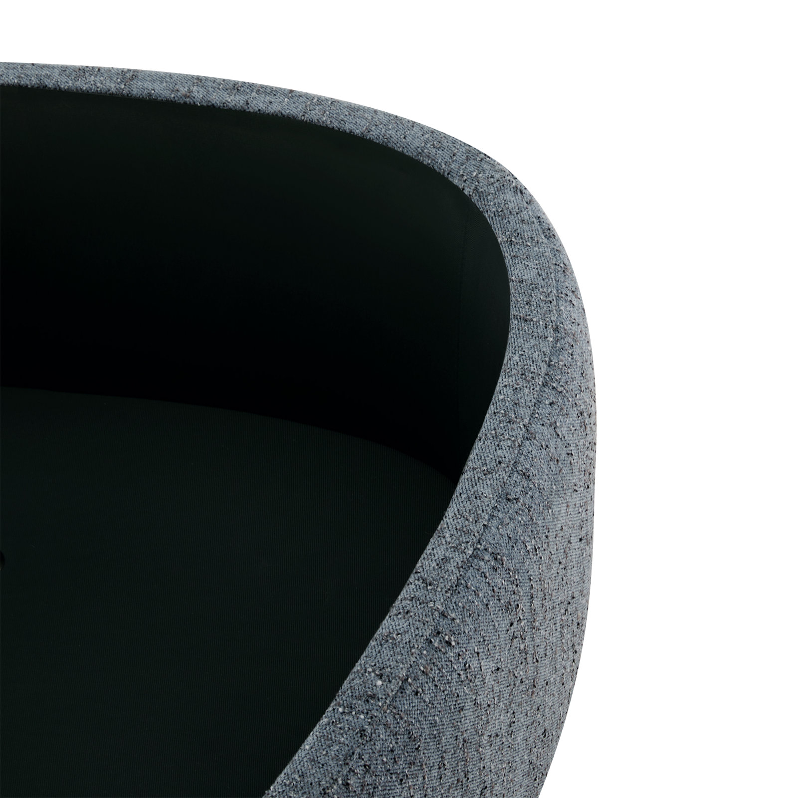 Adna 27" Storage Ottoman, Mellow Steel Blue Chenille