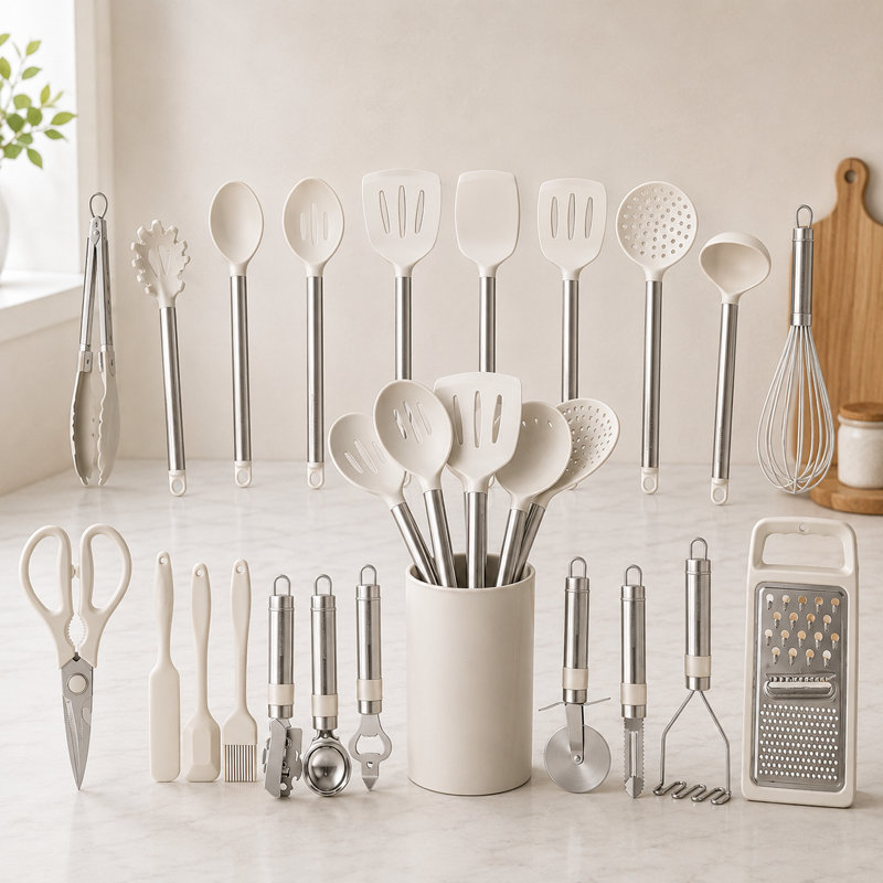 Kitchen Utensil Set-Silicone Cooking Utensils-33