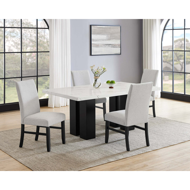 Mobilier de salle à manger 5 pièces 5 pièces, 5 Pieces: Table, 4 Chairs