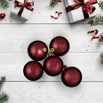 Boule de Noël brillante incassable