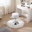 Bausch Swivel Upholstered Adjustable Height Counter Stool with Metal Frame-2079998119