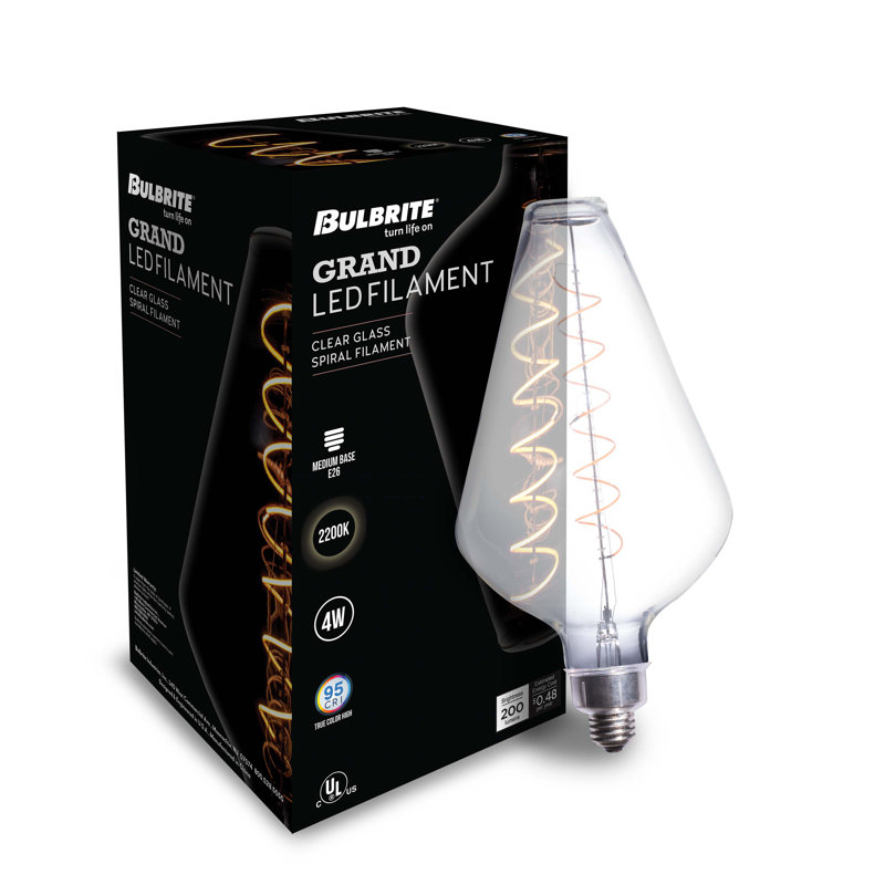 4 W (équivalent à 60 W), DEL DIA, ampoule à intensité variable, (E 2200 K) / culot moyen (standard)