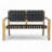 Melvin Acacia Wood Patio Loveseat-108971823