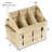 Wood Rectangle Flatware Caddy