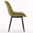 Modern Dining Chairs Faux Leather Upholstered Kitchen Chairs Side Chair With Metal Legs-453452156