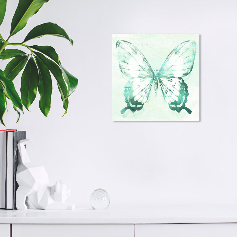 «Auja Butterfly Jade» par Wynwood Studio, H 12 po x l 12 po x P 0,8 po