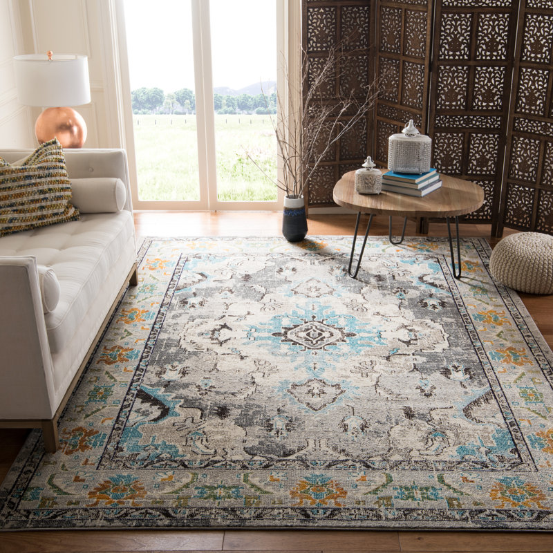 Almyra Oriental Area Rug, Rectangle 4' x 5'7", Pink/Multi