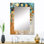 «I'm Take It Under Considération IV», décor de miroir mural unique et minimaliste, grand miroir moderne, art imprimé en métal