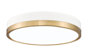 Matte White/Modern Gold
