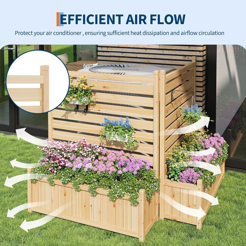 Wood Raised Garden Bed