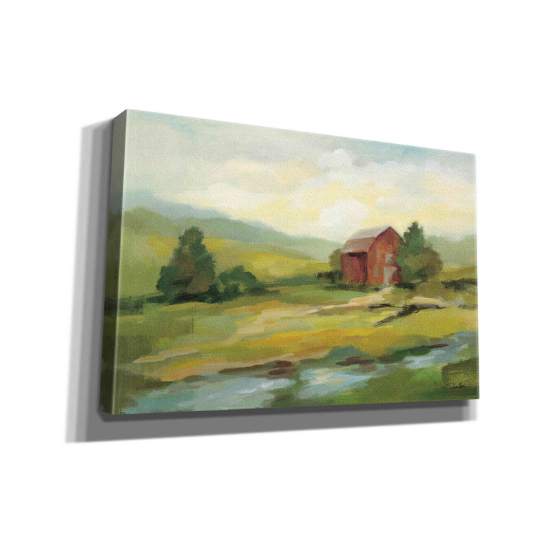 «Epic Graffiti» «Springtime Farm» par Silvia Vassilev, impression sur toile par Silvia Vassileva