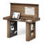Bureau à domicile Adonia de 55,1 po de largeur avec station de charge et panneau perforé, table de jeu / salle à manger convertible, rangement à fermeture en douceur, peu encombrant pour les petits espaces-1524825261
