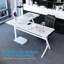 Bureau en forme de l Wadell