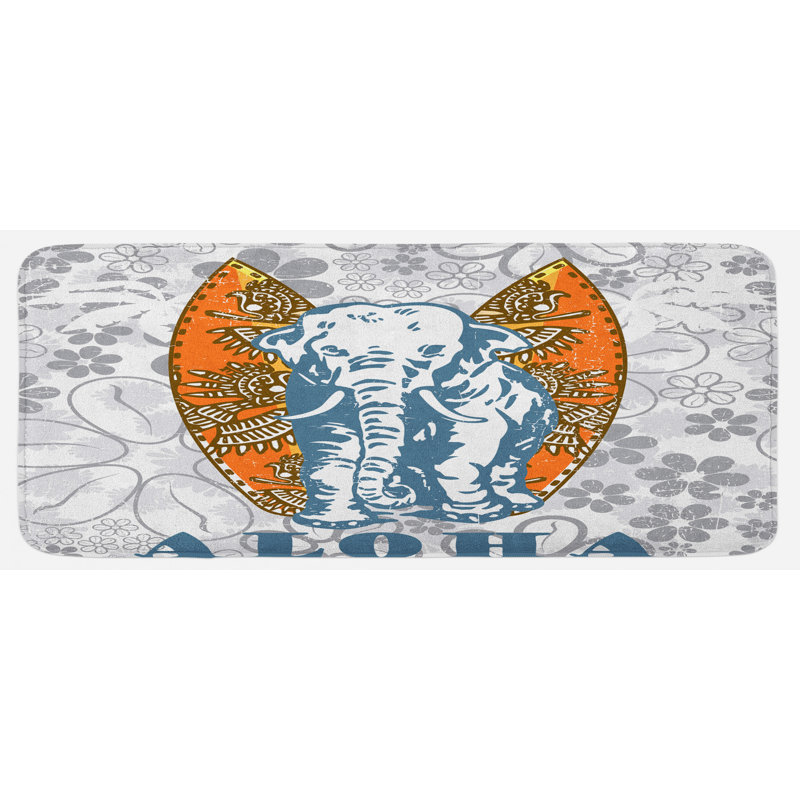 Tapis de cuisine éléphant