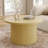 31.5" Round Coffee Table with Solid Wood Base-1392923968