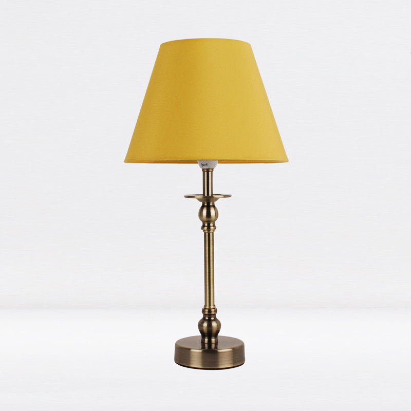 Avocet Metal Lamp, Chrome, Ochre