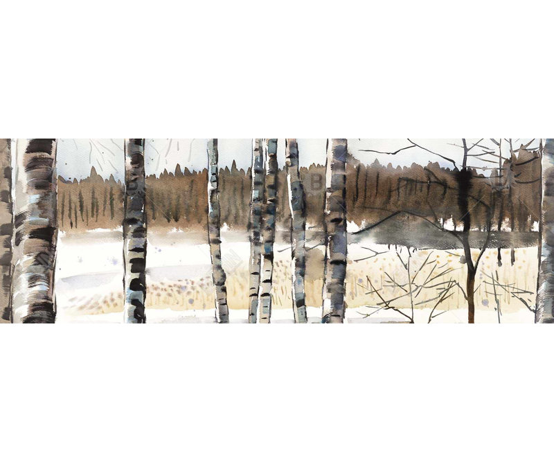 «Winter Swamp» sur toile