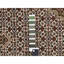 Tapis de couloir noué à la main 2 pi 7 po x 11 pi 10 po en laine et soie ivoire Tebraz Mahi 2 pi 7 po x 11 pi 10 po