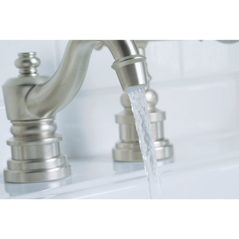 Robinet de salle de bain IV, Nickel brossé éclatant