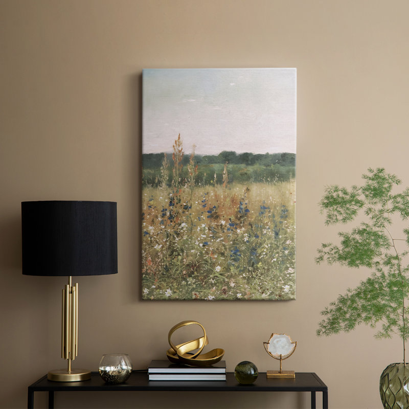 Paysage rétro XCI - galerie Cavas, H 27 po x l 18 po