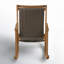 Chaise berçante en bois massif Arnot-1021631834