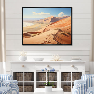 Desert White Dunes Majesty I - paysages, impressions d'art mural