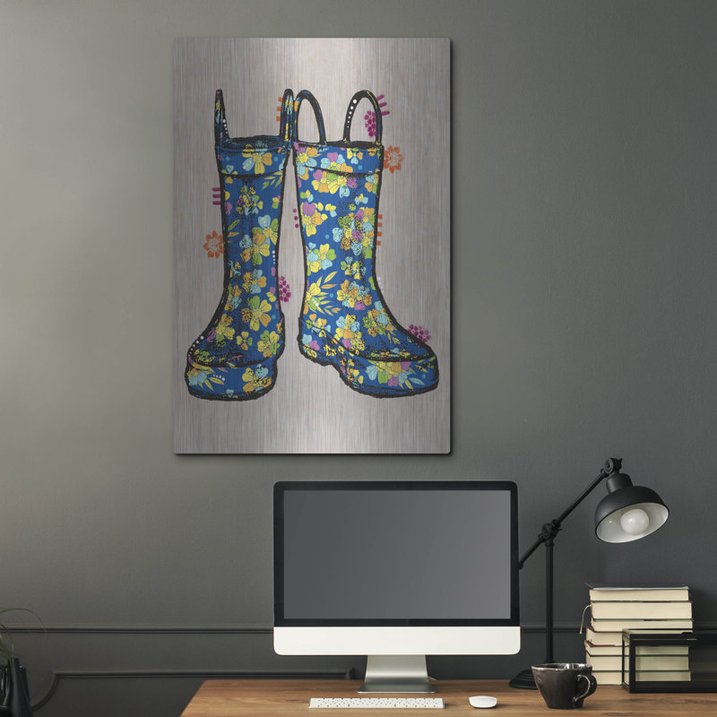 " Garden Boots " by Dean Russo, 36" H x 24" W