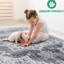 Tapis médaillon crème et bleu 5x7