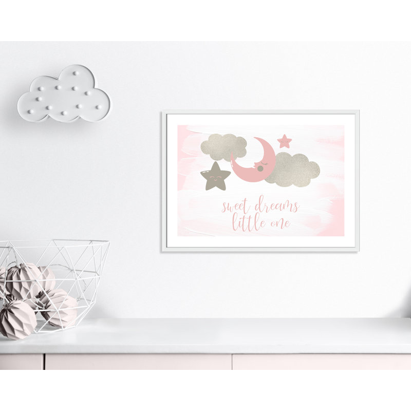 Little rêve little one, H 25,5 po x l 35,5 po x P 1,19 po, Encadré de boîte blanc