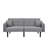 Folding Ottoman Sofa Bed With Stereo (Gray)
