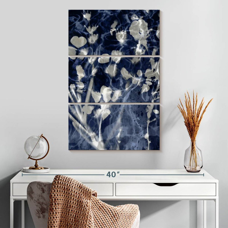 Avery minuit indigo nature III, H 32 po x l 20 po