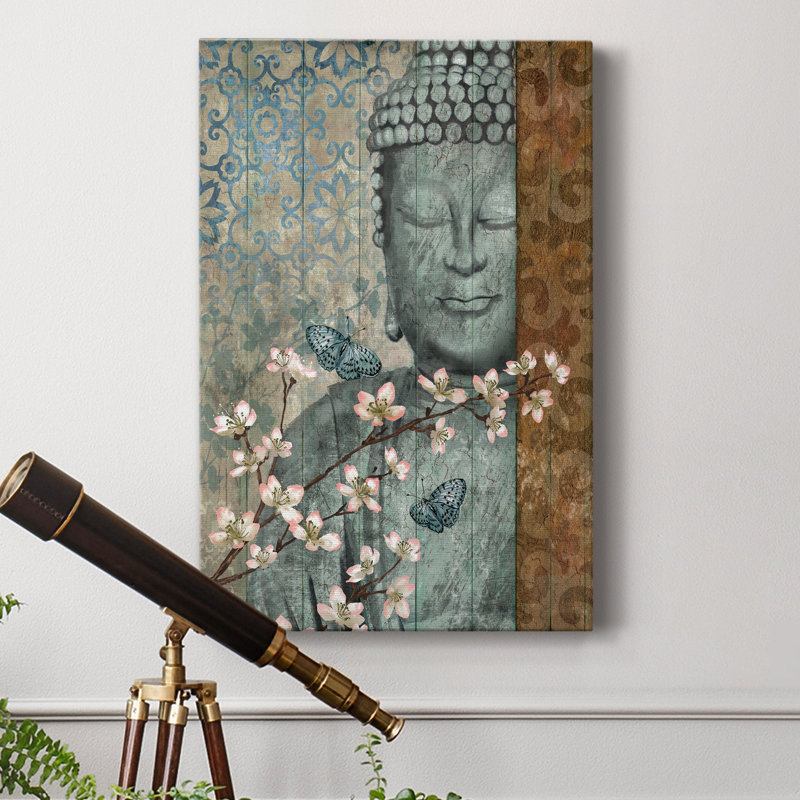 Buddha - Wrapped Canvas Print, 27" H x 18" W x 1" D