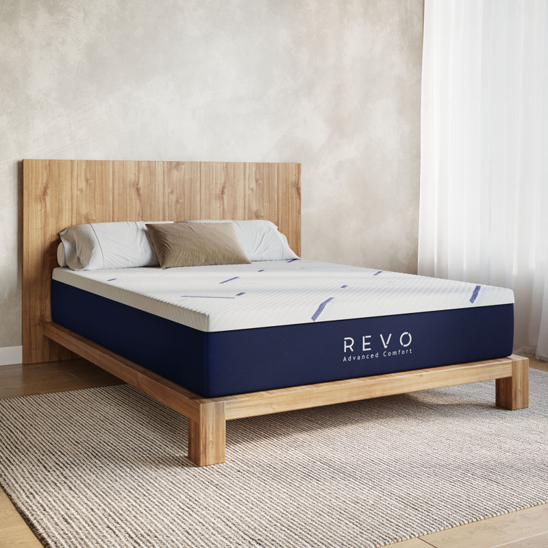 Revo 14'' Medium Gel Memory Foam Mattress, Twin, 14"