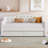 Upholstered Daybed with LED Belt and Trundle-1434402314-1434402312