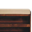 6 Pair Solid Wood Shoe Storage Bench