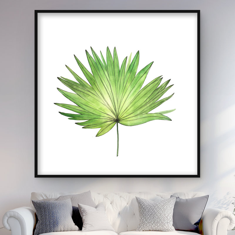 Petticoat palm - décor botanique scandinave encadré