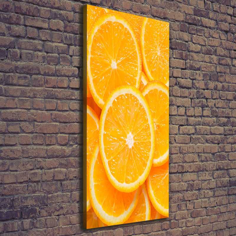 Orange Slices - Wrapped Canvas Print