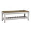 Banc blanc antique