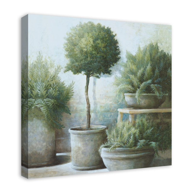 " Potted Greenery " Painting Print