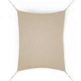 Coolaroo Ready To Hang Shade Sail Rectangle 85% UV, 11''10" X 8''; Mocha