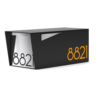 Anthony - Aluminum Post Mounted Modern And Contemporary Mailbox