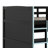 Full Size Wood Gaming Loft Bed With Built-In Desk, 2 Wardrobe, 2 Drawers, RGB LED Light And USB Port, Gamer-Inspired Design-1022256525