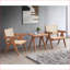 Dove Grey 2-Drawer Coffee Table for Living Room, Poplar Veneer &amp; MDF, Elegant Storage Solution