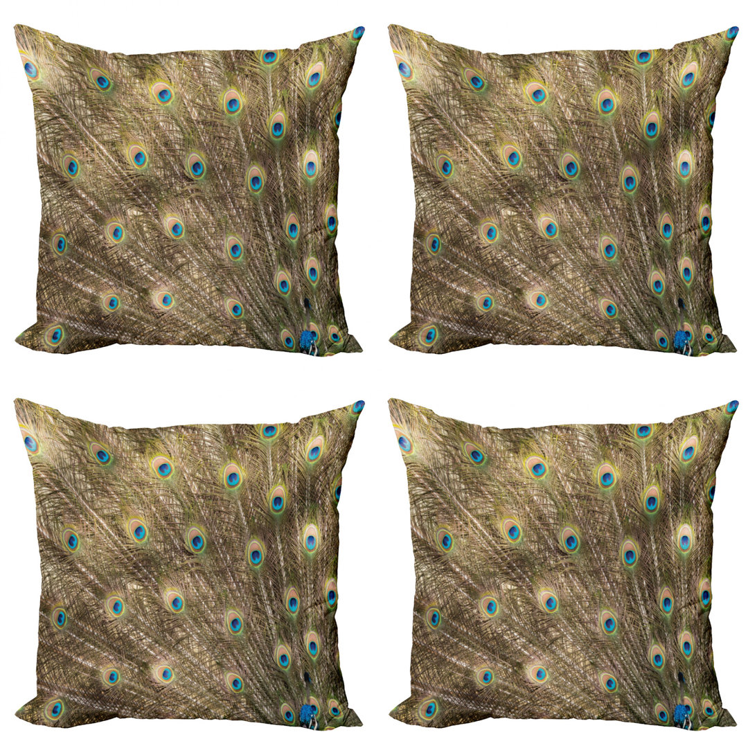 Ambesonne Square Pillow Cover (Set of 4) Ambesonne