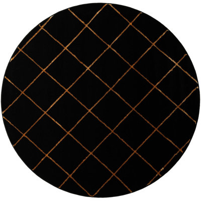 Étowah contemporain noir et doré