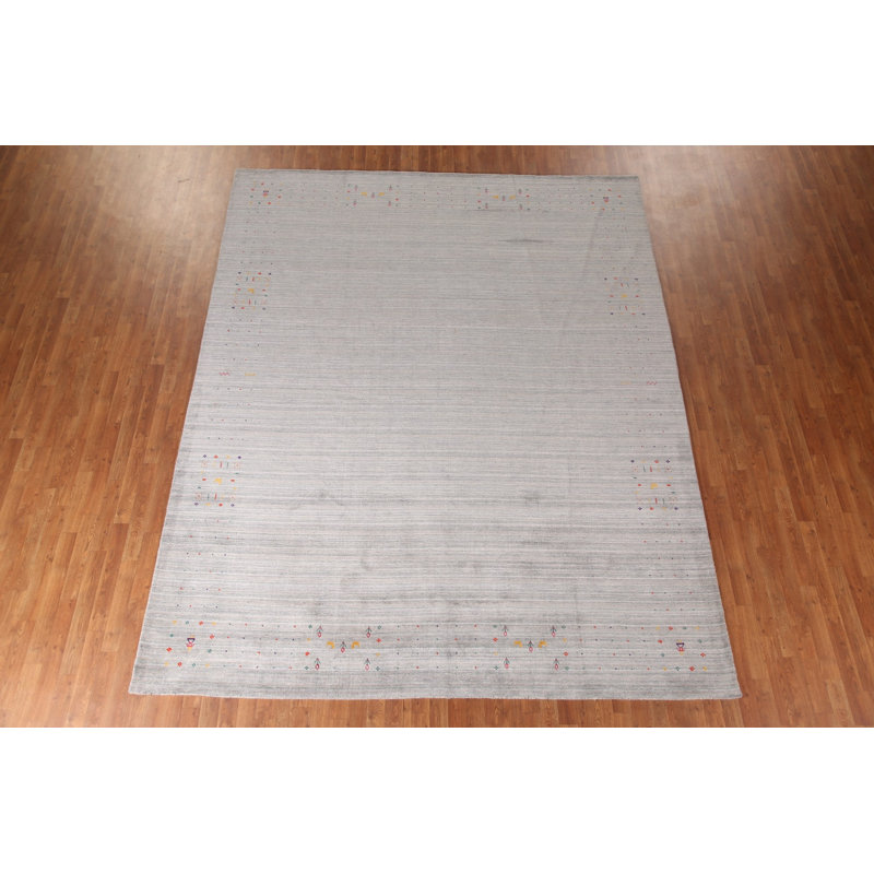 Tapis oriental fait à la main Gabbeh 9 x 12