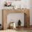 47 Inch Farmhouse Console Table, Narrow Wood Entryway Table Behind Couch-600922625