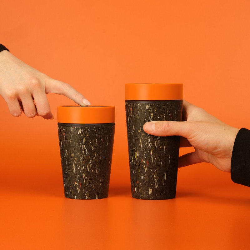Circular&Co Circular&Co Coffee Cup Made From Recycled Trainers Recycled Trainers & Recycled Polypropylene Travel Mug, 12oz