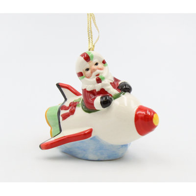 Ornement suspendu Santa Rocket