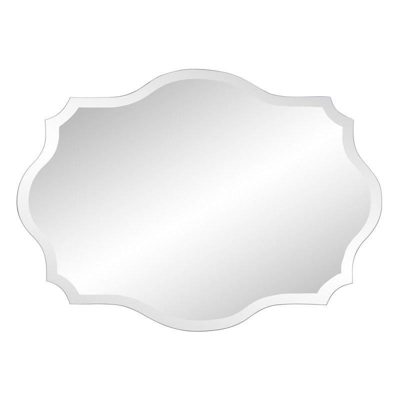 Miroir décoratif biseauté moderne et contemporain sans cadre Vreny
